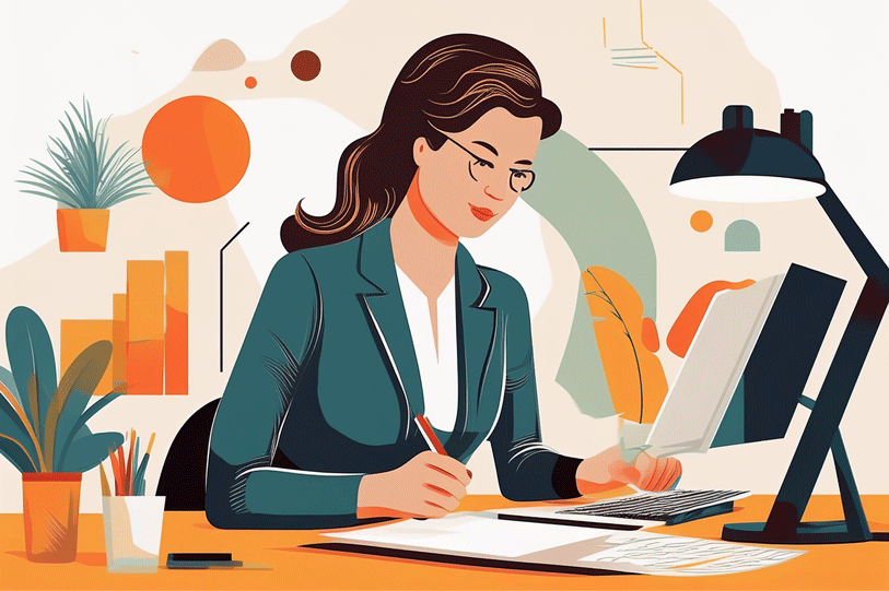 Probate research illustration.